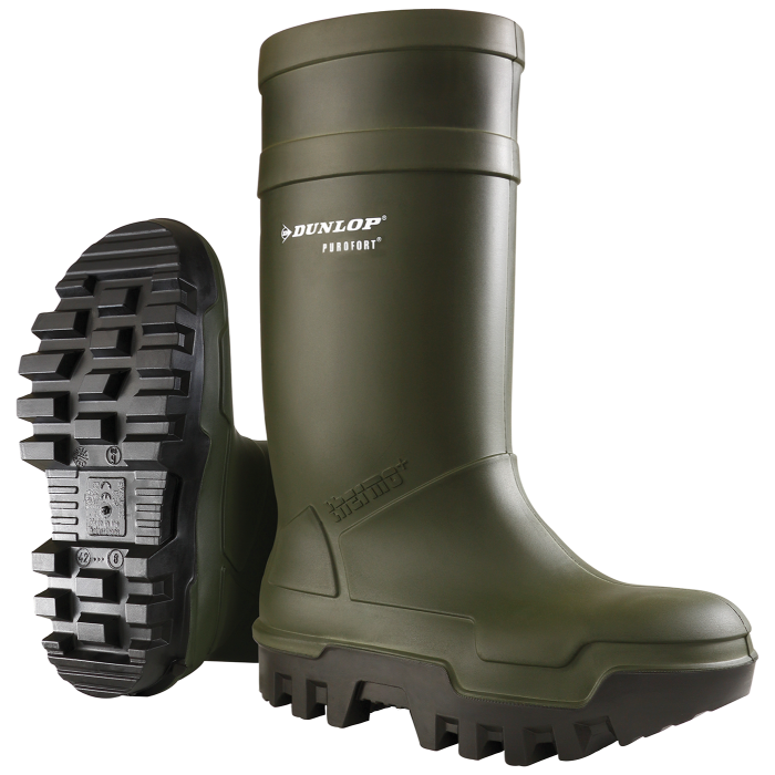 Dunlop Thermo+ Vernestøvel – Isolasjon til -50°C (Grønn, 1 Par), SSK-728