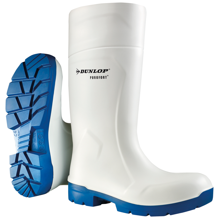 Dunlop Vernestøvel – Hvit, 1 Par – Størrelse 35–49/50 – Lett, Fleksibel, SSK-693