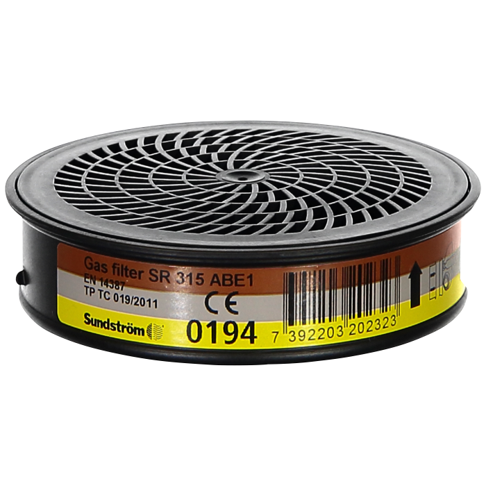 Sundström Gassfilter SR 315 ABE1 – Beskyttelse mot gasser (553300328, 5 Stykk)