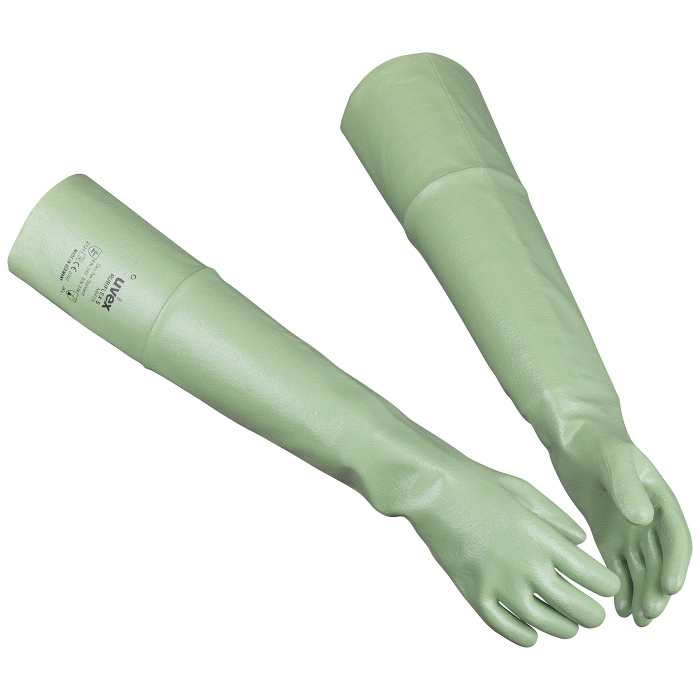 Uvex Rubiflex S NB60S hansker, 10 par, Lys oliven – Størrelse 9, S, 11, SSK-547