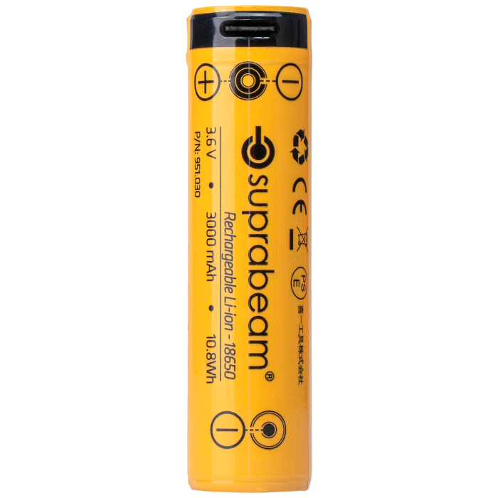 Suprabeam Batteri Q3R – Oppladbart, 3000 mAh (677100137, 1 Stykk)