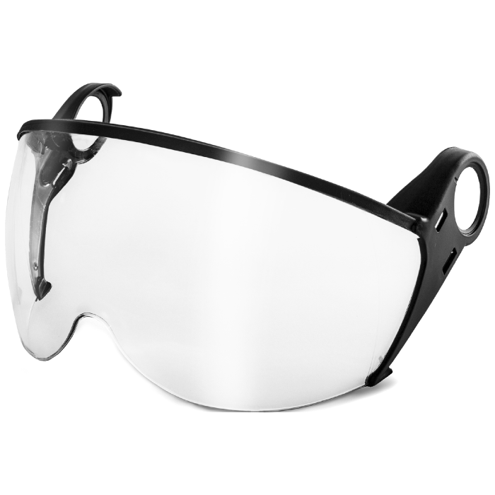 Kask Visir – Ripebestandig, Antiduggbehandlet (Klar/Grå/Sølv, 1 Stykk), SSK-1011