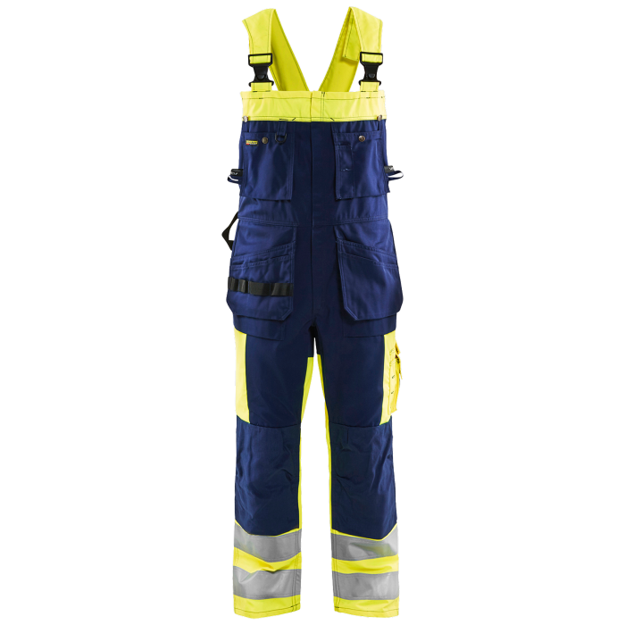 Blaklader Selebukser – Høy Synlighet, Knelommer (Gul/Marine, Gul/Svart), 1 Stykk, SSK-B277