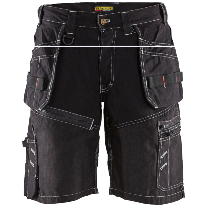 Blaklader Shorts – Løs Spikerlommer, Vannavvisende, 1 Stykk, SSK-B634