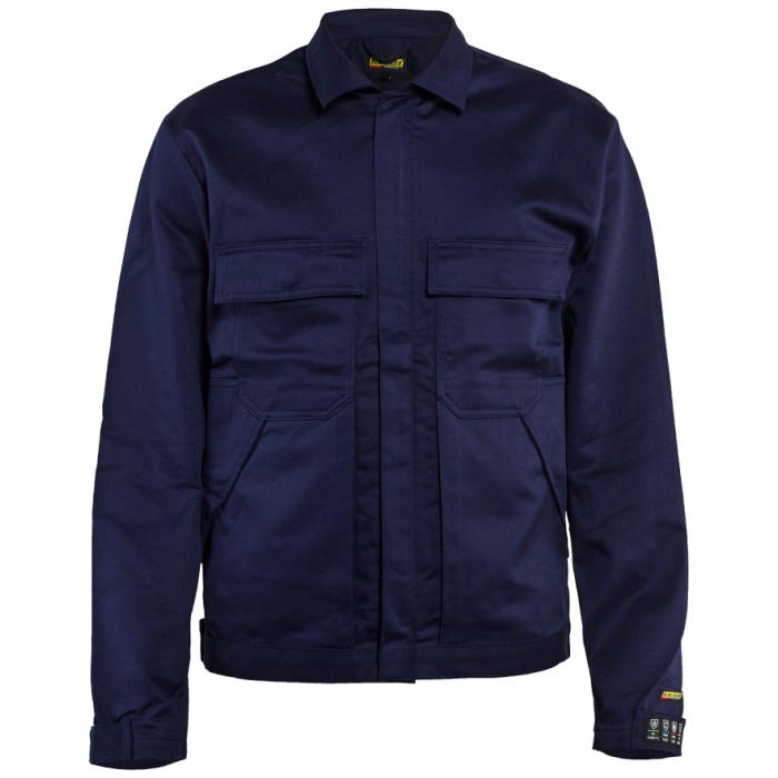 Blaklader Industrijakke – Flammehemmende, Antistatisk (Marine, Størrelser XS-4XL), 1 Stykk, SSK-B371