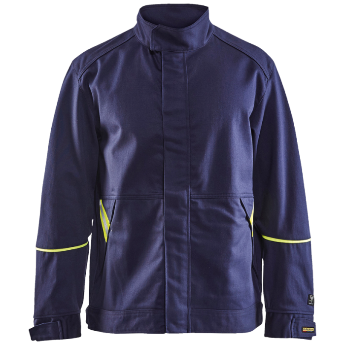 Blaklader Industrijakke – Flammehemmende, Antistatisk (Marine/Gul, Størrelser XS-4XL), 1 Stykk, SSK-B355