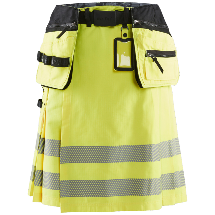 Blaklader Kilt – Høy Synlighet, Komfortabel (Gul/Svart, Størrelser 46-58), 1 Stykk, SSK-B163