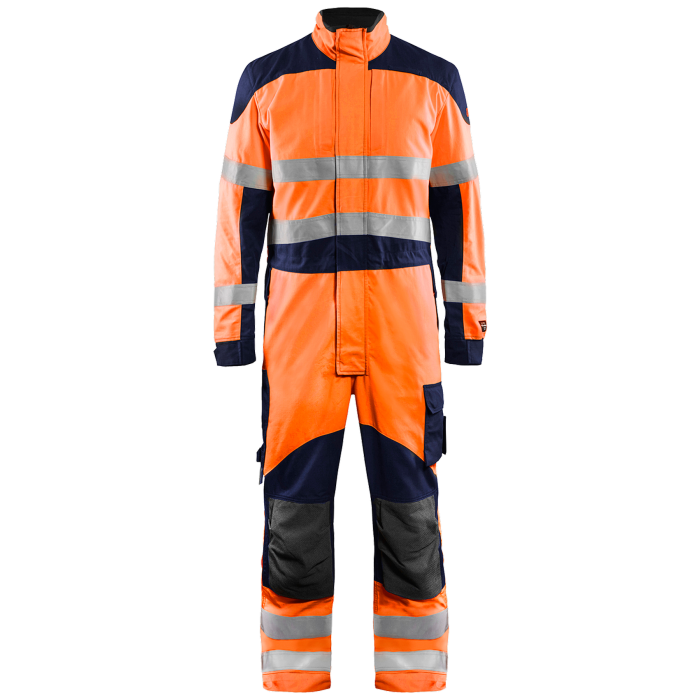 Blaklader Kjeledress – Flammebeskyttelse, høy slitestyrke (Oransje/Marine, størrelser 46-64), 1 Stykk, SSK-B154