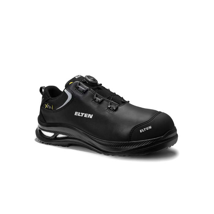 Elten Terence Boa Black Low S3, Sizes 39–48, Black, 1 Par, STN-E72889