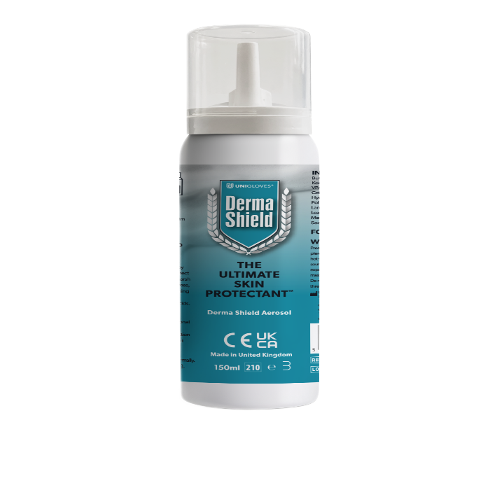 Unigloves Derma Shield Aerosol 150ml boks, 12 Stykker, SUG-CANFULDSA0150