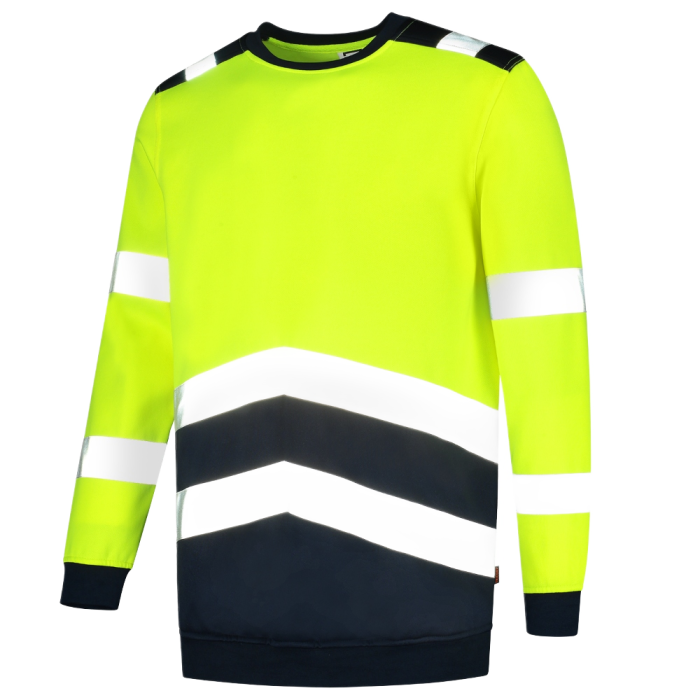 Tricorp genser med rund hals High Vis Bicolor, 1 Stykk, SUT-303004