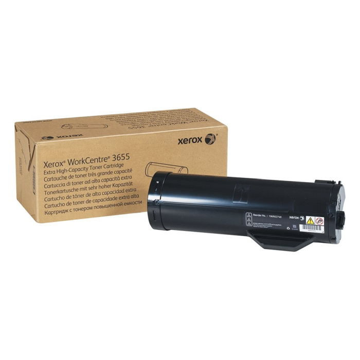 Xerox WC 3655 Svart Tonerkassett - Høy Kapasitet, SDC-114