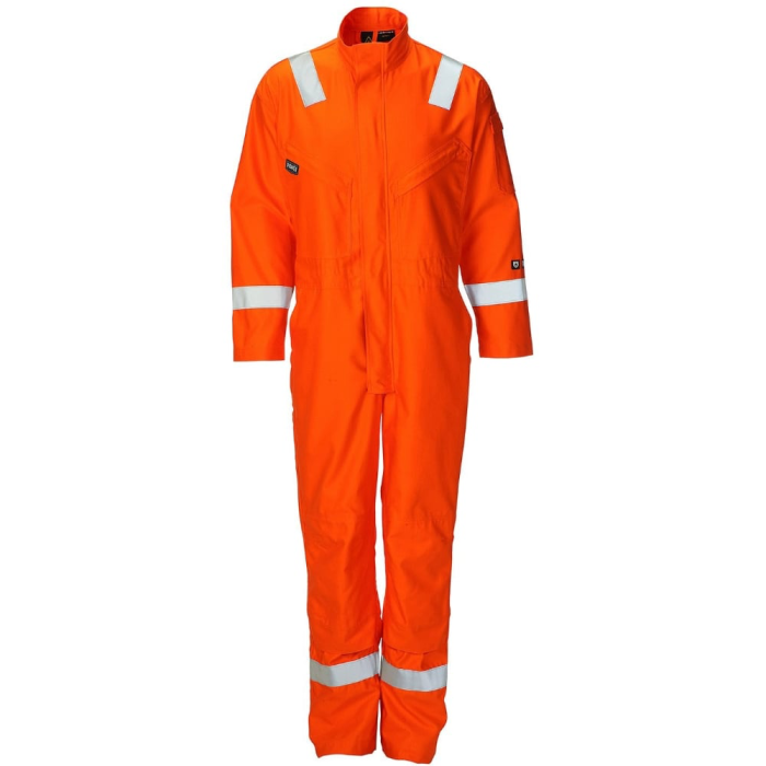 Ballyclare flammehemmende kjeledress for antistatisk lysbue, oransje, 50 stk, SBC-FRASARCCOV202060