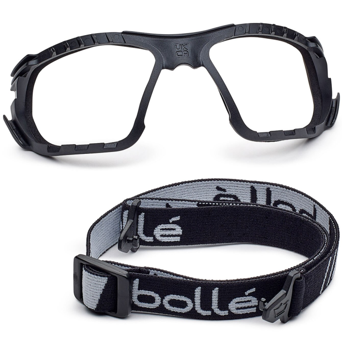 Bolle Safety Brilleskum og stroppsett, svart, SBS-PSPNESKB04