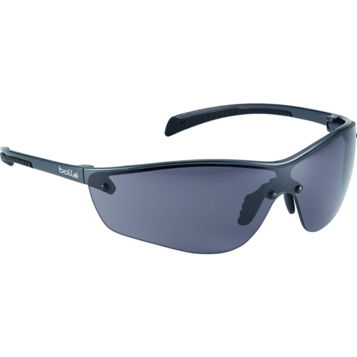 Bolle Safety + Smoke Lens Platinum Hard Coat og Anti-Dog Coating Vernebriller, svart, SBS-SILPPSF