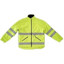 Jobmaster Høy synlighet fleece jakke, Gul, Ingen størrelse, 1 stk, SSS-3395
