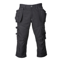 Grounded 2003 Craftsmen 3/4 Bukser, Unisex, Svart, Størrelse C42-C62, SBG-1001246