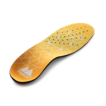 Monitor Optimus Mid Insole – Stabilitet, Komfort(1001765, oransje, Unisex, 1 Par, størrelse-35-36)