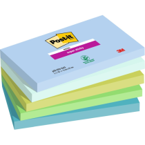 3M Post-it Super Sticky Oasis Notater - Assorterte Størrelser (90 Ark), SDC-991