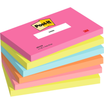 3M Post-it Poptimistic-kolleksjon - Assorterte størrelser (38x51mm og 76x127mm), SDC-987