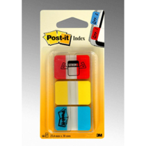 3M Post-it indeksmarkører assorterte farger, 25,4x38,1 mm og 50,8x38,1 mm, SDC-998