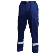 Bulldog Bukse – Flammehemmende, Langvarig Bruk (502448, Blå, 1 Stykk, størrelse-48)