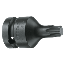 Gedore Blue Line Slagskrutrekkerbitssokkelsett, 1/2 tomme, Torx T30-T60, 1 Stykk, SGD-370