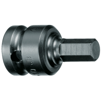 Gedore Blue Line Slagskrutrekkerbitssokler 1/2 tommers sekskantet 5-17 mm, 1 Stykk, SGD-361