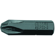 Gedore Blue Line 890 PZD skrutrekkerbits 5/16 tommer PZ 1-4, 1 Stykk, SGD-269