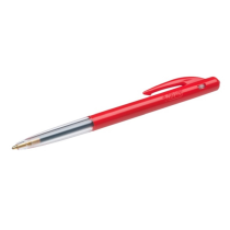 Bic Kulepenn M10 Clic – 1,0mm Spiss, Trykkmekanisme (BIC1199190123, Rød, 50 Eske)