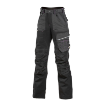Dimex stretchbukser for kvinner med kneputelommer, svart, 1 Stykk, SDM-6143
