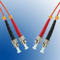 MicroConnect optisk fiberkabel, ST-ST, multimodus og enkeltmodus, duplex, OM1 og OM3, 1-25m, 1 Stykk, SEN-477