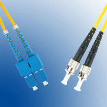 MicroConnect optisk fiberkabel, ST-SC, singlemode, duplex, OS2 (gul), 0,5-25m, 1 Stykk, SEN-196