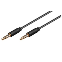 MicroConnect 3,5 mm stereo minijack slank kabel og forlengelseskapler (0,5-3m), 1 Stykk, SEN-389