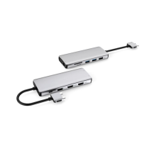 eSTUFF 12-i-1 Triple Display Mobil USB-C Hub/Dock for PC og MacBook Pro, 1 Stykk, SEN-028