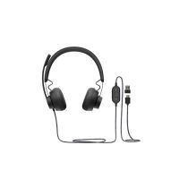 Logitech Zone Vibe-hodesett, trådløst og kablet, Microsoft Teams og Universal, 1 Stykk, SEN-839