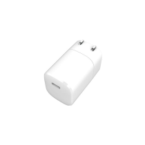 eSTUFF Hjemmelader 2xUSB & USB-C PD 20W, EU/UK/US Plugg - Hvit, 1 Stykk, SEN-049