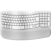 Logitech Wave Keys-tastatur, grafitt og off-white, internasjonale varianter, 1 Stykk, SEN-847