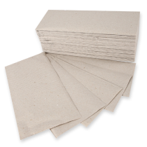 Hygoclean papirhåndklær, 1-lags | resirkulert papir, V/ZZ-fold, Nature, 20 x 250 Stykk, SFM-30401