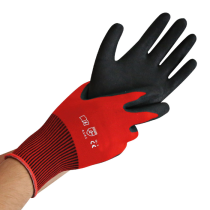 Franz Mensch Finstrikkede hansker Ergo Flex Mikro | nitril mikroskumbelegg, 12 x 12 par, SFM-0697P
