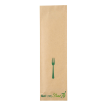 NATUREStar Økologiske bestikksett Gaffel | tre FSC 100 %, brun, 500 x 1 Stykk, SFM-388601