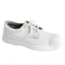 Franz Mensch Vernesko S2 "Halbschuhe" | Beskyttelseshette, hvit, 1 x 1 par, SFM-86143