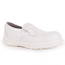 Franz Mensch Arbeidssko "Slipper", hvit, 1 x 1 par, SFM-86736