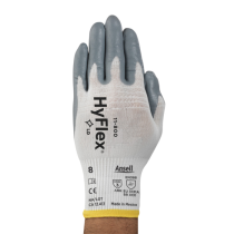 Ansell HyFlex 11-800, flerbrukshansker, hvit-grå, 1 x 12 par, SFM-T1180010