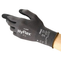 Ansell HyFlex 11-840, flerbrukshansker, grå, 1 x 12 Stykk, SFM-T1184010