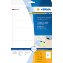 Herma Transparent Matt Folieetiketten A4, SDC-1364