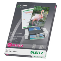 Leitz lamineringslomme A4 A3 80-125my, SDC-1145