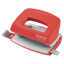 Leitz Recycle Hullemaskin – Ergonomisk, Miljøvennlig (LTZ50100025, Rød, 6 Eske)