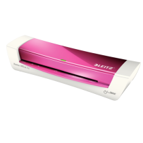 Leitz Lamineringsmaskin iLAM Home Office – Elegant Design, Rask Oppvarming (LTZ73680023, Rosa, 1 Eske)