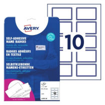 Avery Navneskilt – Selvklebende, PVC-fri, Enkel Fjerning, 1 Lommebok, SAV-63
